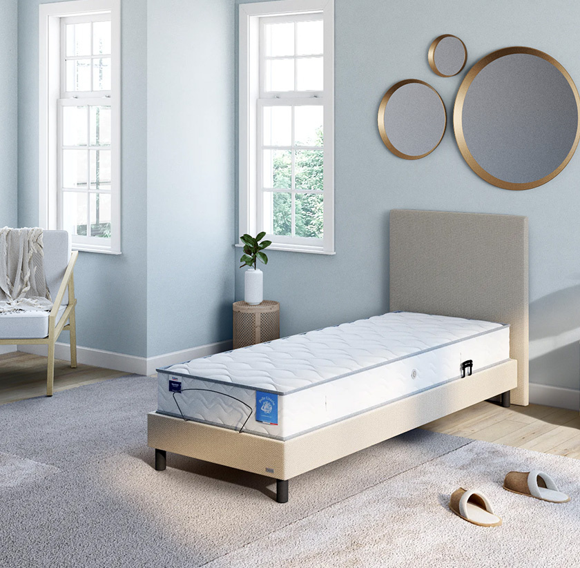 Lit électrique tapissier solo GRAVITY Lit électrique tapissier solo GRAVITY