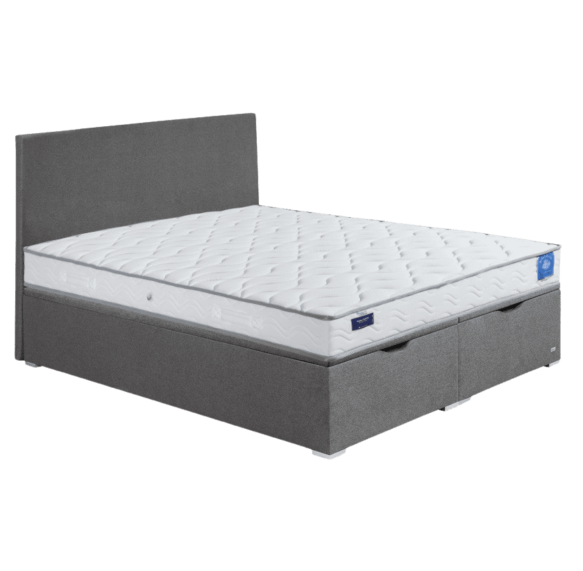 Ensemble Lit coffre matelas latex Atlantic