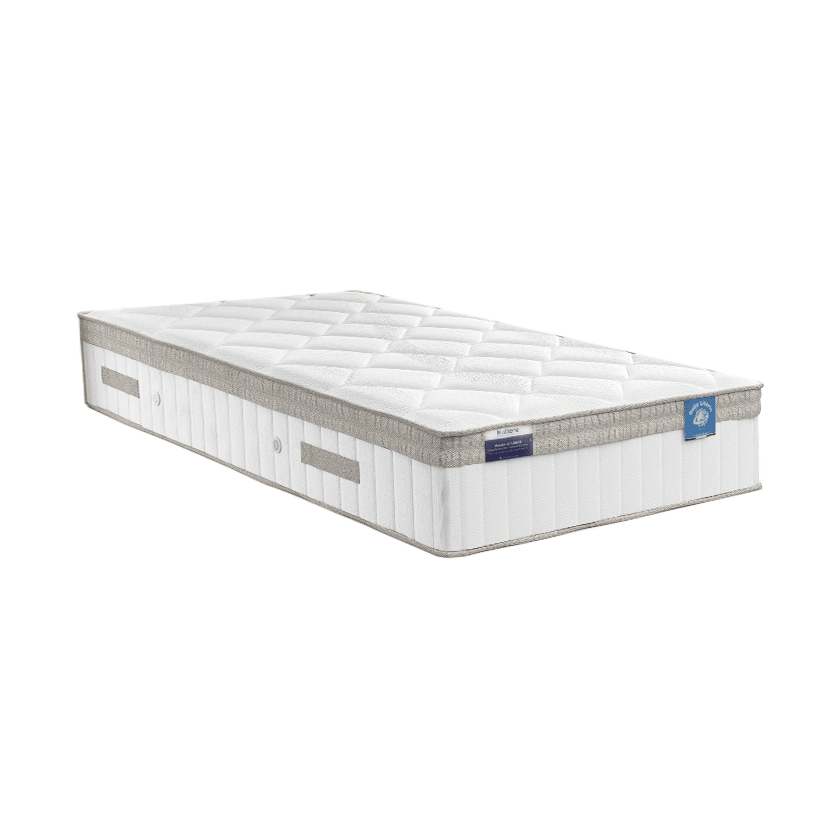 Pack Matelas 1 place Memory mémoire de forme 50kg/m3 – 19 cm avec 1  Oreiller pharmaceutique au Carbone 70x40cm – AB MATELAS