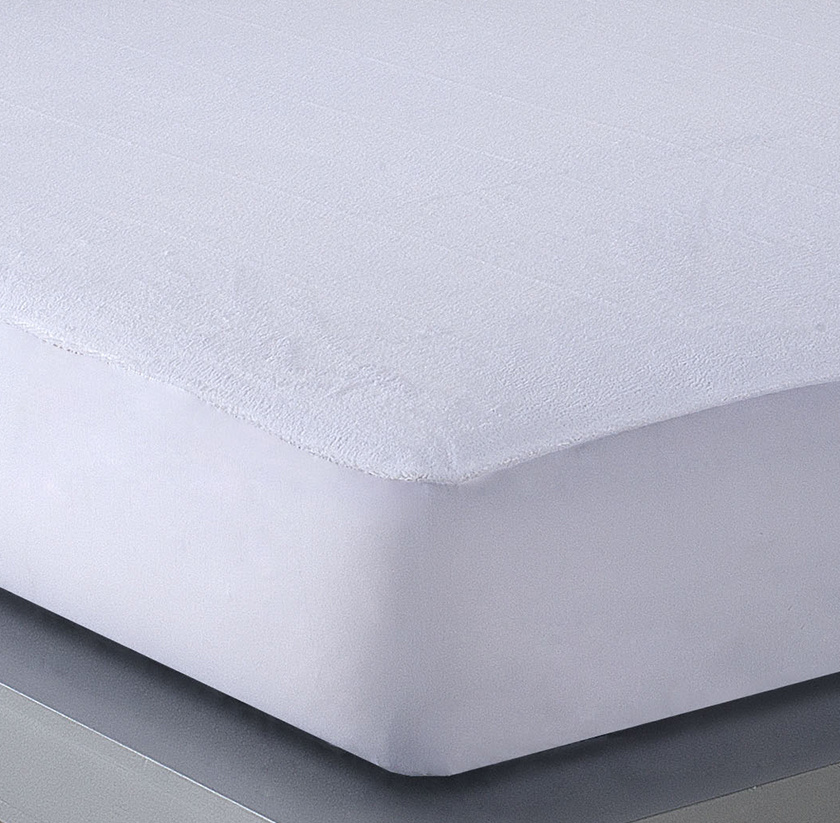 Protège-matelas imperméable bouclette bonnet 40 cm Protège-matelas imperméable bouclette bonnet 40 cm