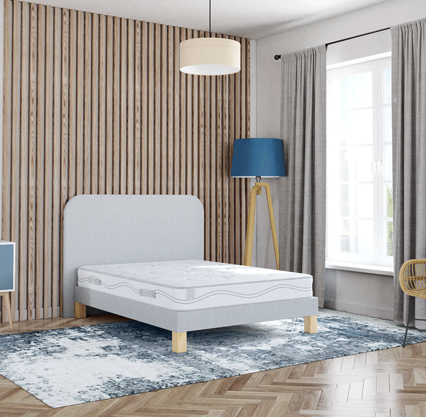 Ensemble matelas latex Eclipse et sommier Bohème 15 Ensemble matelas latex Eclipse et sommier Bohème 15