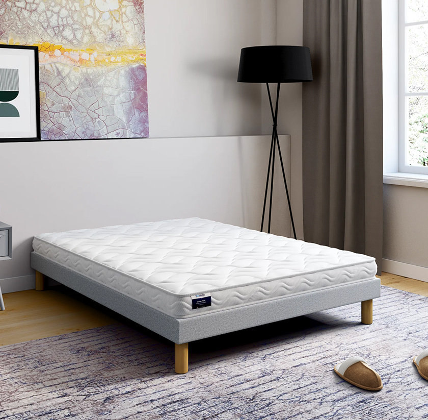 Ensemble Literie matelas mousse Prio et sommier B4 Ensemble Literie matelas mousse Prio et sommier B4
