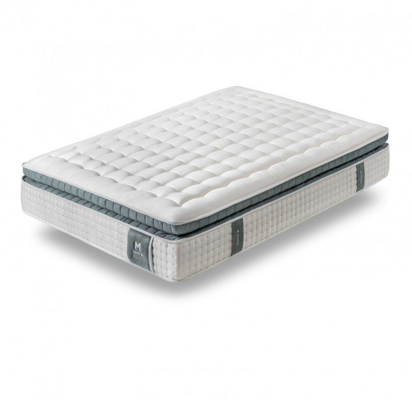 Matelas nano-ressorts pillow-top souple ECRIN