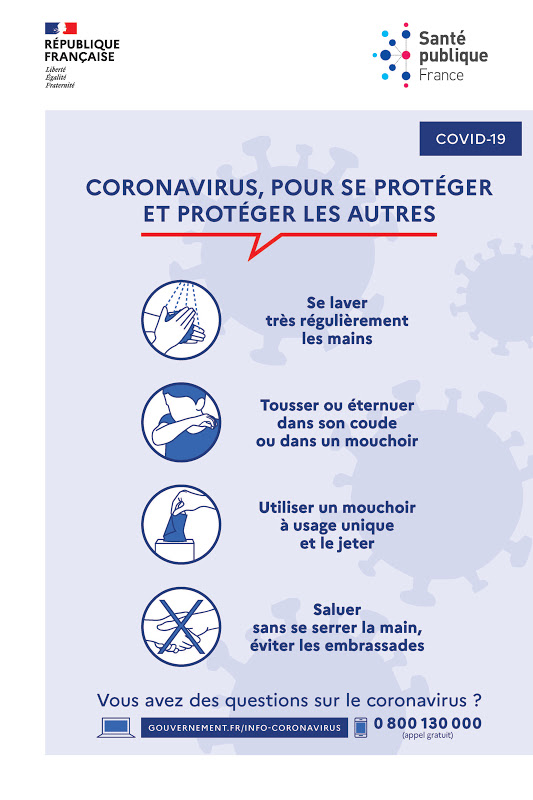 affiche coronavirus